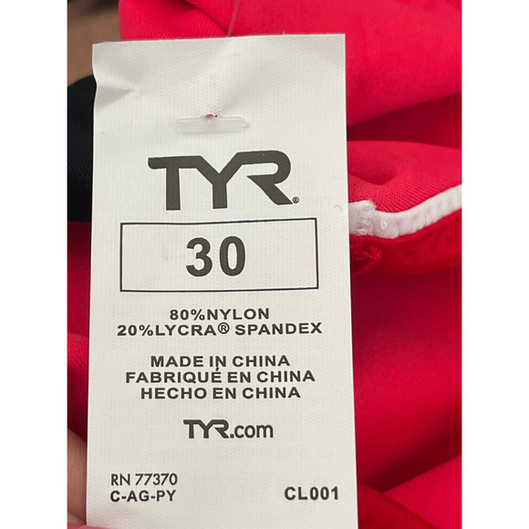 TYR HydraSpan Double Binding Reversible DiamondFit One Piece Swimsuit Sz 30 $55 - Picture 8 of 11